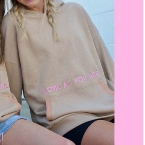 Hand stitched by Halee Ann Tops - Hand stitched by Halee Ann Come As You Are  Psalm Hoodie Size XL